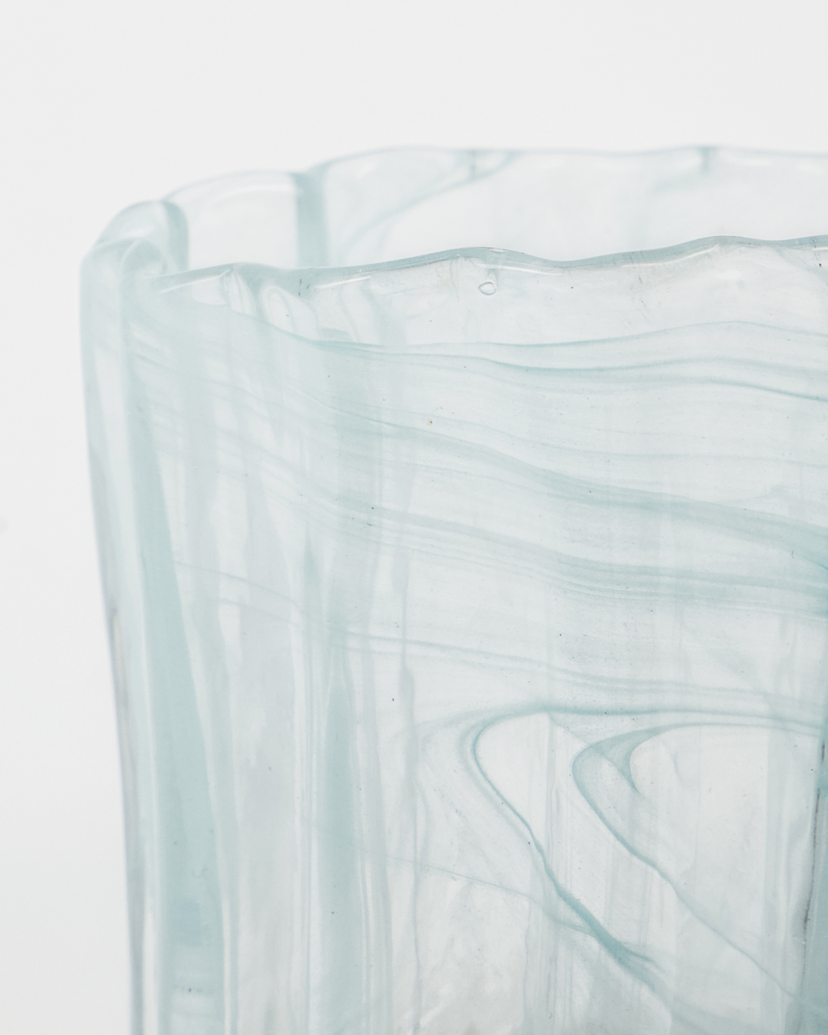 Curl fyrfadsstager, blå - 2 stk